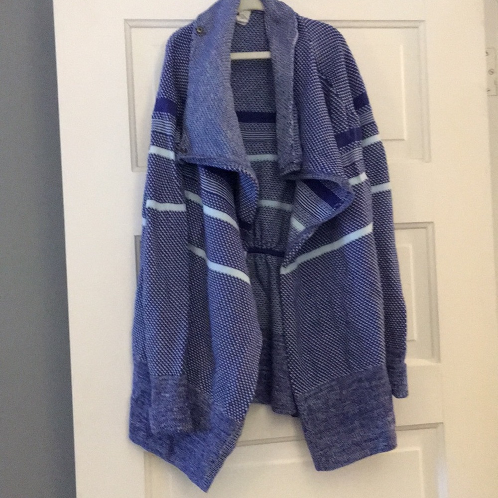 Iviva Blue Striped Cardigan